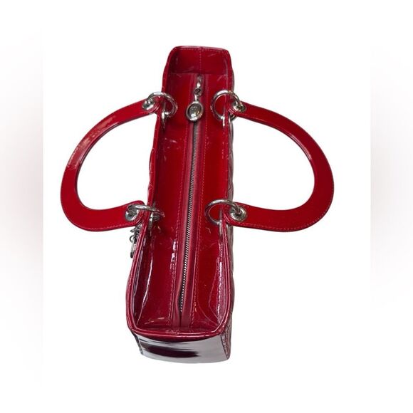 Dior Large Patent Leather Lady Dior - Picture 8 of 13